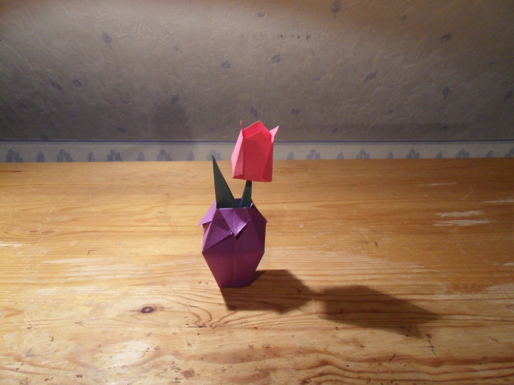 La tulipe dans son vase