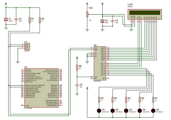 SCHEMA_ESSAIS_MEMOIRES_EEPROM_I2C_ET_PIC18F4550