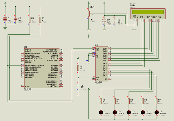 SCHEMA_I2C_ET_LCD_AVEC_UN_MCP23016_ET_UN_PIC18F4550